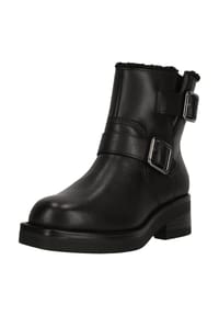 CLARKS® - Stiefelette Rebelle Buckle Black WLined Lea mit stilvollen Details - 1271 Black WLined Lea
