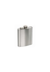 MATO® - Flachmann „Gordon“ 190 ml gebürsteter Edelstahl mit montiertem - 