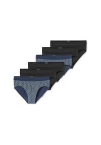 SCHIESSER - Rioslip 955 - schwarz,blaugemustert
