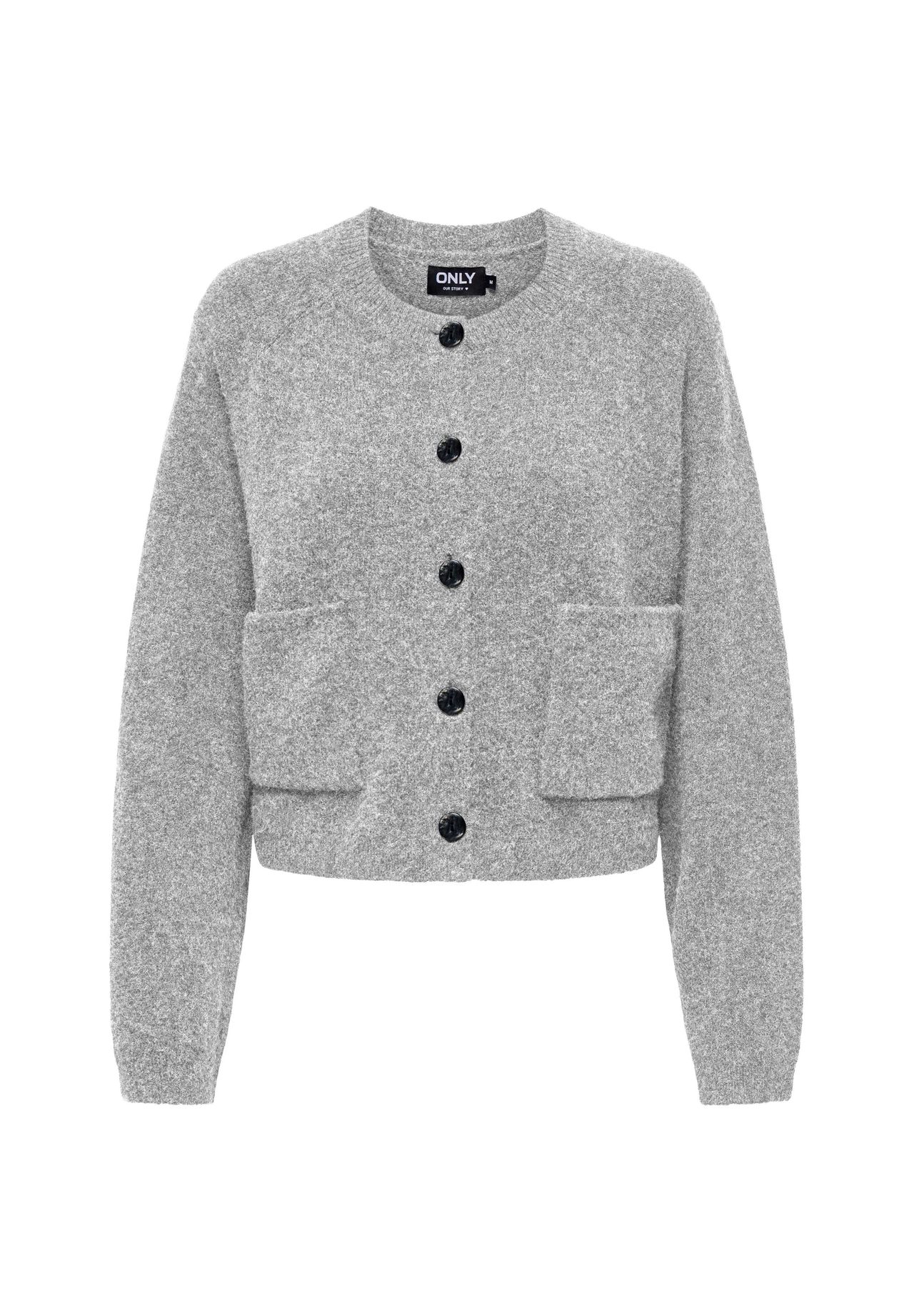 Only Onlpiemonte L/S Cardigan Knt Noos, Light Grey Melange - Bild 7