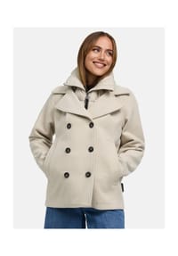 MARIKOO® - Kurzmantel Aylaraa 16 - Beige