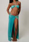 MODA MINX Maxirock Starfish Long Side Slit Skirt mit tollem Seestern-Element Bild 3