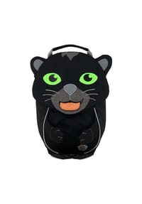 Affenzahn KLEINER FREUND - Kindergartenrucksack "Panther", gepolstert, Namensschild - GRÜN,SCHWARZ