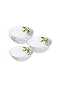 Ritzenhoff & Breker Beilagenschalen Evora ø 14 cm 6er Set weiß-grün - EVORA - weiß-grün