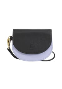 DuDu - Madagascar Kreditkartenetui Leder 11 cm - black-lavander