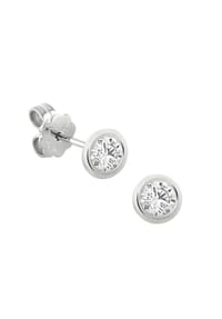 MONCARA - Damen Ohrstecker, 585er Weißgold, 2 Diamanten zus. ca. 0,70 Karat - Weißgold