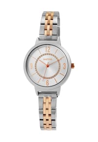 RAPTOR Raptor - Damen Quarz Armbanduhr Sara mit Edelstahlgliederarmband - 3 ATM - Mineralglas - gold-silber #1