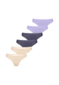 sloggi - String 6er Pack GO Crush - Lilac