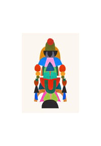  POSTER & FRAME® - Poster  Ejaaz Haniff - Cosmic Dancer - 30 x 40 cm