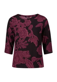 zero - Shirtbluse, 3/4-Arm, für Damen - 9848  BLACKDARK RE