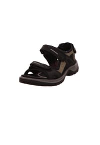 ecco® - Outdoor-Sandalen "Offroad", Leder, Klettverschluss, für Damen - black/mole/blac