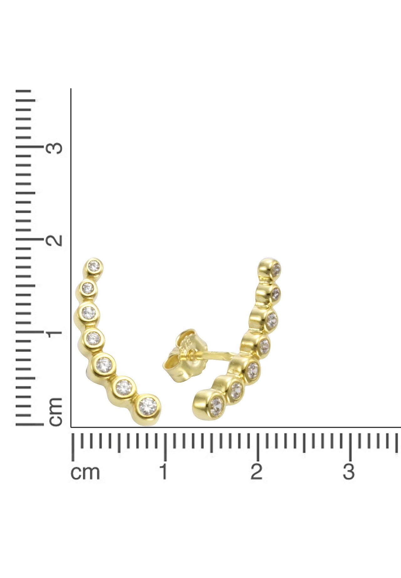 CELESTA® Damen Ohrstecker, 375er Gelbgold | GALERIA 