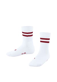 FALKE - D-SPORTSOCKE DYNA, 2008 WHITE/RED, 27/30 - 2000 WHITE
