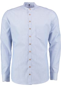 Orbis - Freizeithemd, Slim-Fit, Langarm, Stehkragen, für Herren - 45 MARINE