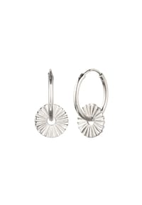 elli. - Ohrringe Creolen Sonne 925 Sterling Silber - Gold