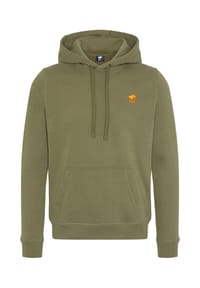 POLO SYLT - Kapuzenpullover mit gesticktem Label-Symbol - 17-4402M Neutral Gray Melange