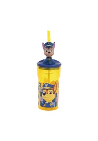 SPIN MASTER™ - Paw Patrol Becher 3D Kindertrinkbecher 360 ml mit Strohhalm - Mehrfarbig 23x7,5x7,5 cm