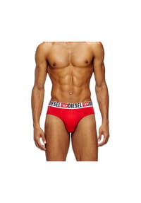 DIESEL® - Herren Slips, 3er Pack - UMBR-ANDRETHREEPACK, Briefs, Cotton Stretch, einfarbig - Schwarz
