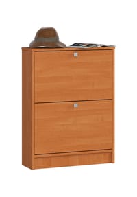 Akord - Schuhschrank 2 mit 2 Klapptüren - erle