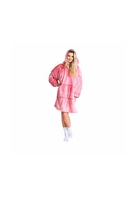 COFI - Superweiche Kapuzendecke in XL – Komfort pur für jeden Tag - Pink XL