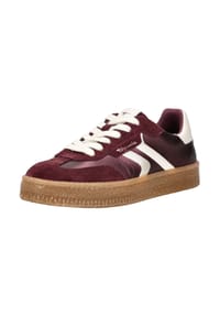 Tamaris - Veloursleder Sneaker - Bordeaux