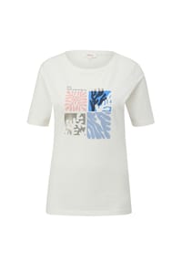s.Oliver - T-Shirt, Rundhals, für Damen - 02D0  WHITE