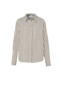 TONI - Klassische Bluse Clyde - Creme/Braun | 790