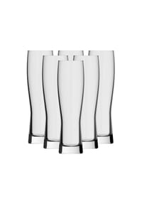 rastal Weizenbiergläser Monaco Slim 0,5 l 6er Set transparent - RANFT - transparent