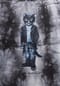 CAT by manii'ta lacitta Graues T-Shirt Rockerkatze Bild 10