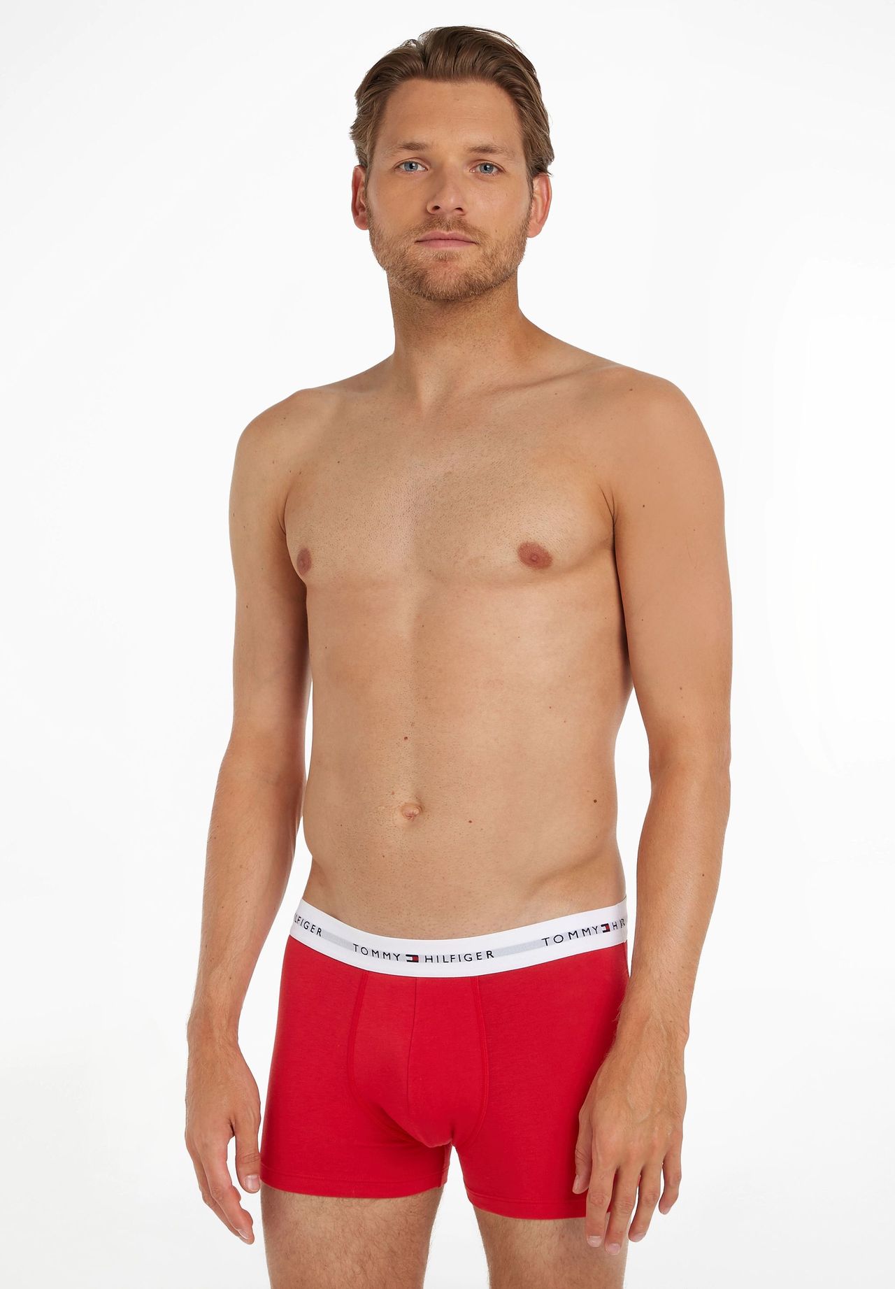 TOMMY HILFIGER Signature Cotton Essentials Pants, 3er-Pack, Logo 