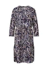 STREET ONE STUDIO - Blusenkleid, knielang, für Damen - 36821 DARB BLUE