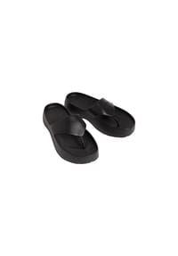 Calvin Klein Jeans - Zehentrenner, Logoprägung, für Damen - TRIPLE BLK