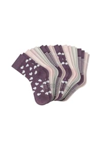 SCHIESSER - Mädchen Socken, 10er Pack - "Legwear Kids", Muster, Baumwolmischung - Blau