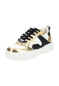 Buffalo - Lederimitat Sneaker - Weiß/Gold