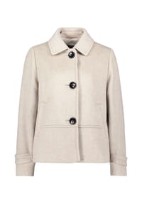 GIL BRET - Wolljacke mit Kragen - Beige