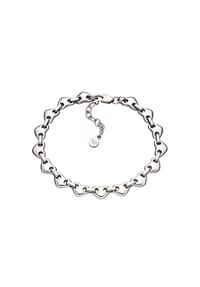EMPORIO ARMANI SENTIMENTAL - Emporio Armani Damen-Armband aus silberfarbenem Messing mit Herz-Kette, EGS3335040 - Silber