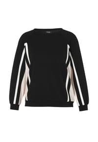 frapp - Sweatshirt Große Größen - black multicolor