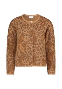 CARTOON - Strick-Cardigan mit Rundhalsausschnitt - Camel/Braun