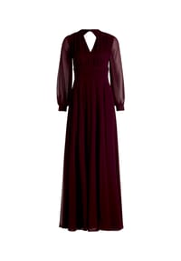 Vera Mont - Abendkleid mit Raffung - Strong Aubergine
