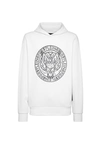 PLEIN SPORT - Hoodie TIGER - black+greenfluo