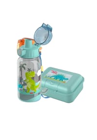 HABA - Geschirr-Set Trinkflasche & Brotdose im Doppelpack - Dino
