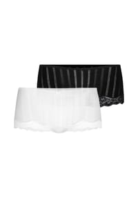 CALIDA - Damen Panty 2er Pack - Etude Toujours, Low Cut, Jersey, einfarbig - Schwarz