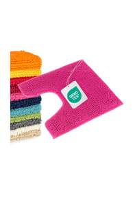 WohnDirect Badematte mit WC Ausschnitt PARIS - Paris - Beere