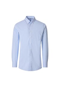 CASAMODA - Herren Freizeithemd gestreift Casual Fit - Dunkelblau