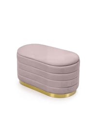 Akord - Bella Pouf mit Stauraum - altrosa