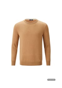 gardeur - Pullover aus Baumwoll-Kaschmir-Mix - Camel
