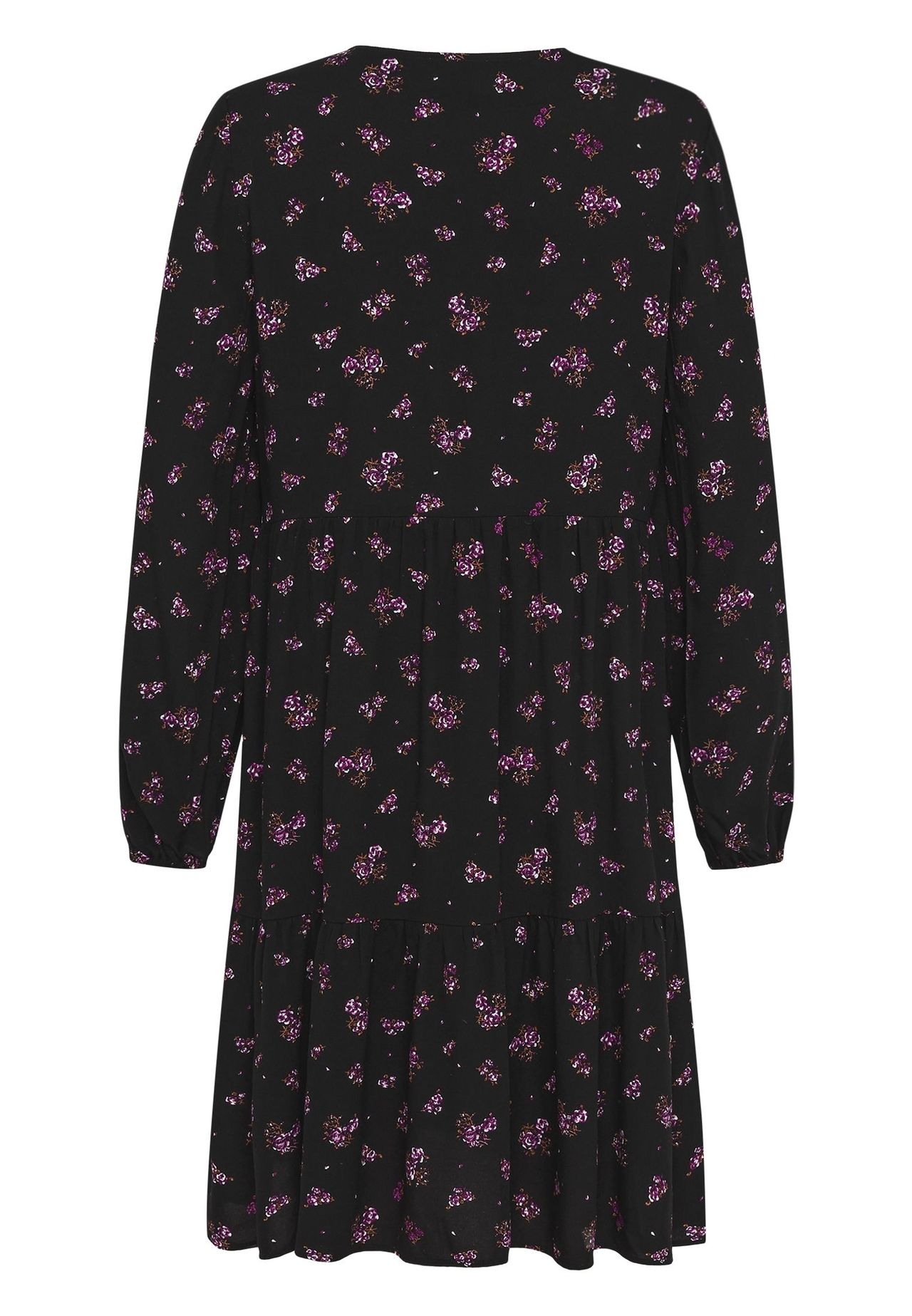 Zero Stufenkleid Mit Aufdruck, Schwarz, 44