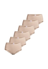 Nina von C. - Taillen Slip 6er Pack Basic - Beige