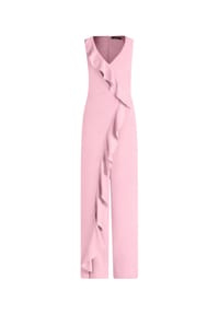 Vera Mont - Jumpsuit mit Volant - Dark Raspberry