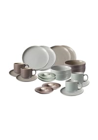 Ritzenhoff & Breker Frühstücksservice Jasper 20er Set mint-taupe - JASPER - mint-taupe